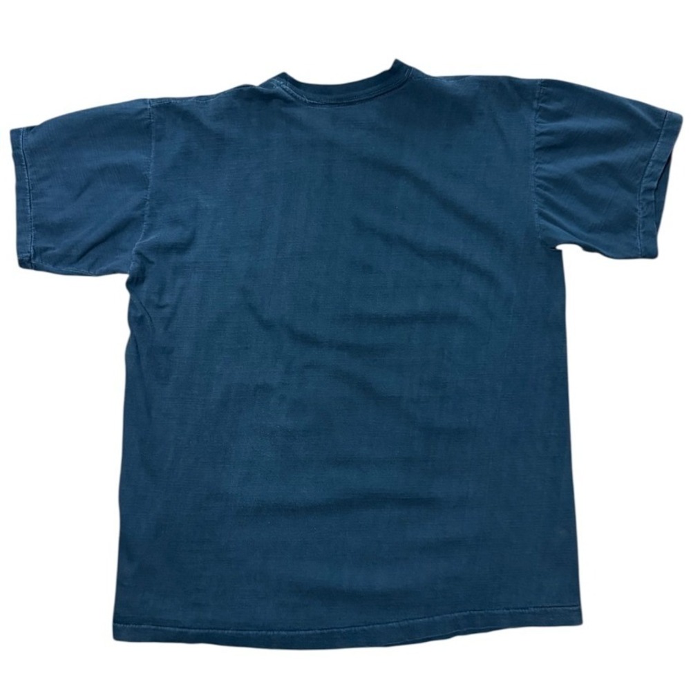 Vintage 80s Santa Monica California Ocean Beach Surf Distressed Graphic T-shirt - Picture 7 of 8